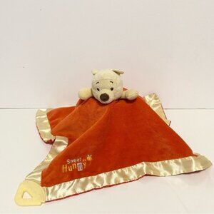 Winnie the Pooh Lovey Red Yellow Plush Red Yellow Kids Preferred